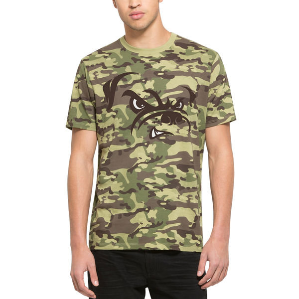 Men's Cleveland Browns '47 Camo Alpha T-Shirt