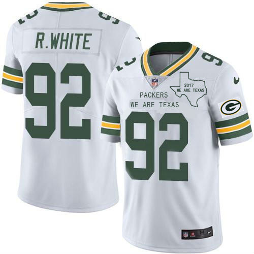 Nike Packers White Men's Stitched NFL Vapor Untouchable Limited Jersey