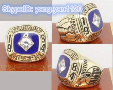 1984 NHL Championship Rings Edmonton Oilers Stanley Cup Ring