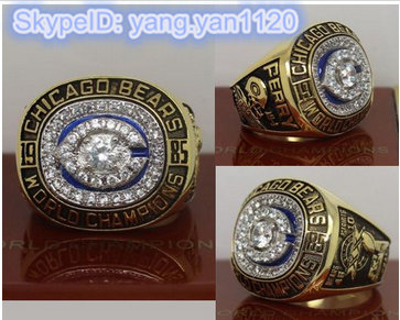 1985 NFL Super Bowl XX Chicago Bears Championship Ring