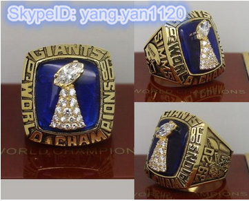 1986 NFL Super Bowl XXI New York Giants Championship Ring 1986 NFL Super Bowl XXI New York Giants Championship Ring
