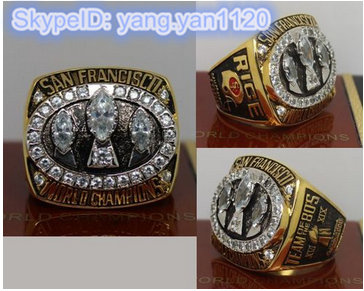 1988 NFL Super Bowl XXIII San Francisco 49ers Championship Ring