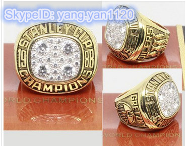 1988 NHL Championship Rings Edmonton Oilers Stanley Cup Ring