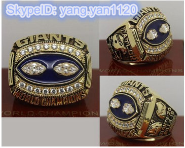1990 NFL Super Bowl XXV New York Giants Championship Ring 1990 NFL Super Bowl XXV New York Giants Championship Ring