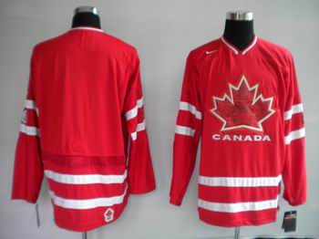 Ice 2010 OLYMPIC Team Canada blank red jersey Ice 2010 OLYMPIC Team Canada blank red jersey