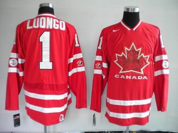 Ice 2010 OLYMPIC Team Canada 1 LUONGO red jersey Ice 2010 OLYMPIC Team Canada 1 LUONGO red jersey
