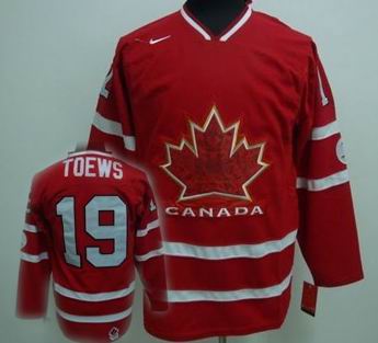 Ice 2010 OLYMPIC Team Canada 19 TOEWS red jersey Ice 2010 OLYMPIC Team Canada 19 TOEWS red jersey
