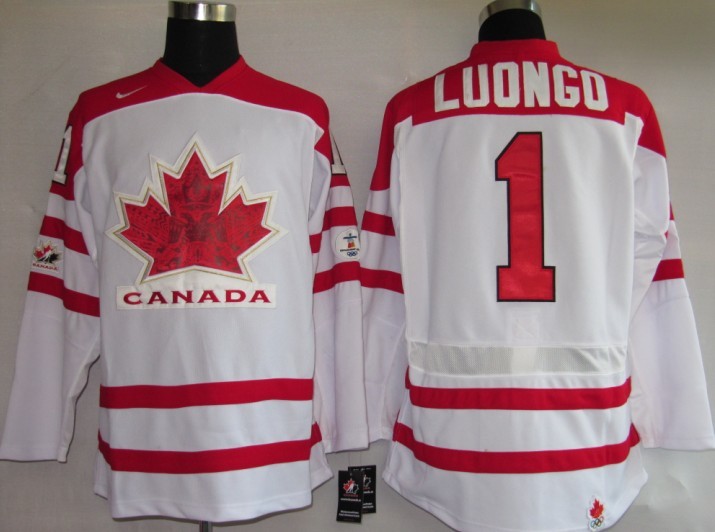 NHL Jerseys 1 LUONGO white (Olympic)
