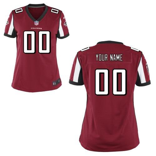 Women's Nike Atlanta Falcons Customized Game Team red Jerseys