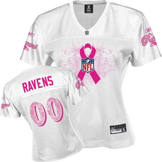Baltimore Ravens Women 2010 Breast Cancer Awareness Fashion Jersey