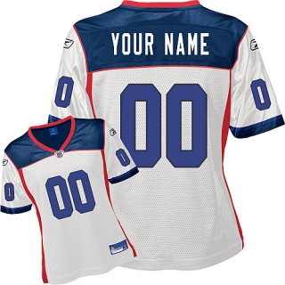 Buffalo Bills Women Customized White Jersey