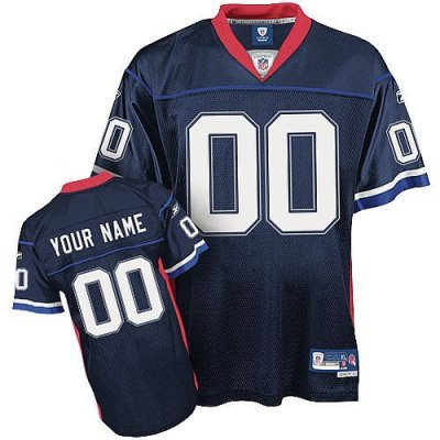 Customized Buffalo Bills Jersey Eqt Dark Blue Team Color Football Jersey