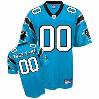 Customized Carolina Panthers Jersey Eqt Blue Football Jersey
