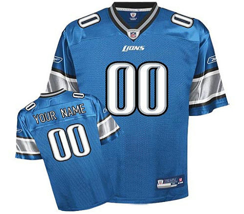 Detroit Lions Customized Team Color Jersey (S-5XL)