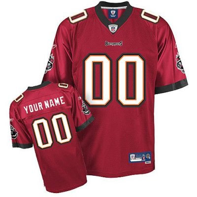 Customized Tampa Bay Buccaneers Jersey Eqt Red Team Color Football Jersey