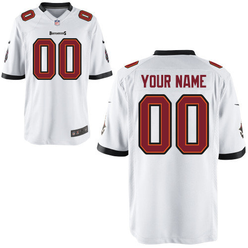 Men's Nike Tampa Bay Buccaneers Customized Game White Jerseys (S-4XL)