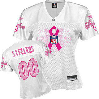 Pittsburgh Steelers Women 2010 Breast Cancer Awareness Fashion Jersey