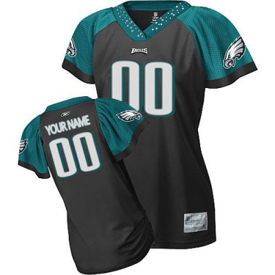 Customized Philadelphia Eagles Jersey Women Field Flirt Fashion Football Jersey