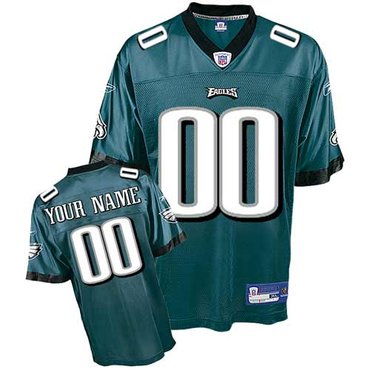 Philadelphia Eagles Customized Team Color Jersey (S-5XL)