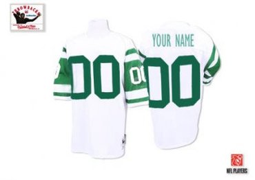 Customized New York Jets Jerseys Throwback White Football Jersey