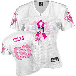 Indianapolis Colts Women 2010 Breast Cancer Awareness Fashion Jersey