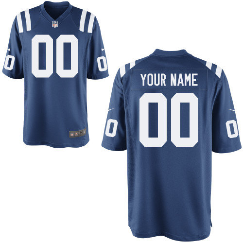 Men's Nike Indianapolis Colts Customized Game Team Color Jerseys (S-4XL)