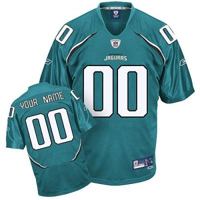 Customized Jacksonville Jaguars Jersey Eqt Green Team Color Football Jersey
