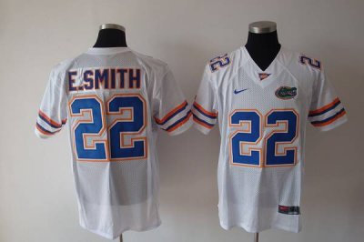 Gators #22 E.Smith White Embroidered NCAA Jersey Gators #22 E.Smith White Embroidered NCAA Jersey