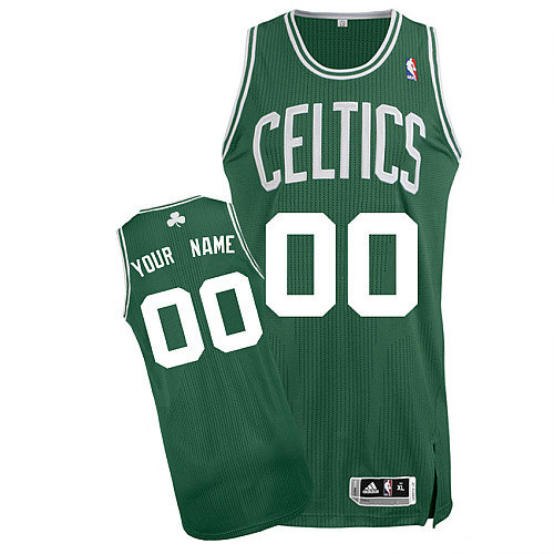 Celtics Personalized Authentic Green Jersey 