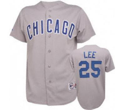 jerseys Chicago Cubs 25 LEE Grey