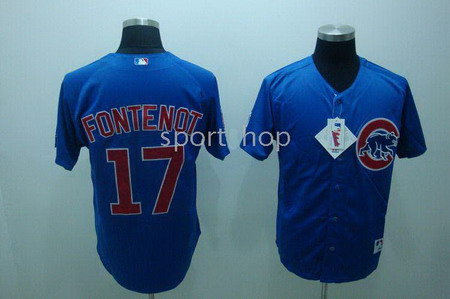 Chicago CUBS 17 FONTENOT majestic Baseball jerseys blue Chicago CUBS 17 FONTENOT majestic Baseball jerseys blue