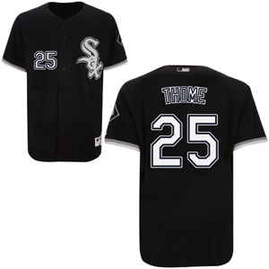 Chicago White Sox 25 Jim Thome black Chicago White Sox 25 Jim Thome black
