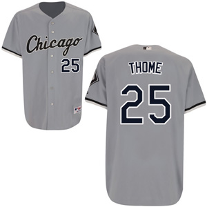 Chicago White Sox 25 Jim Thome gray Chicago White Sox 25 Jim Thome gray