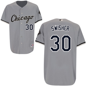 Chicago White Sox 30 Nick Swisher gray Chicago White Sox 30 Nick Swisher gray