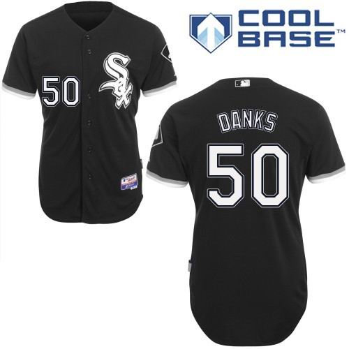 Chicago White Sox 50 John Danks Black Cool Base Jerseys Chicago White Sox 50 John Danks Black Cool Base Jerseys