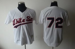 Chicago White Sox 72 Carlton Fisk 1990 Throwback White