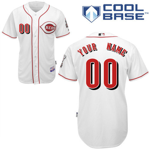 Cincinnati Reds Personalized custom White Jersey Cincinnati Reds Personalized custom White Jersey