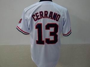 Cleveland Indians 13 Cerrano White Cleveland Indians 13 Cerrano White
