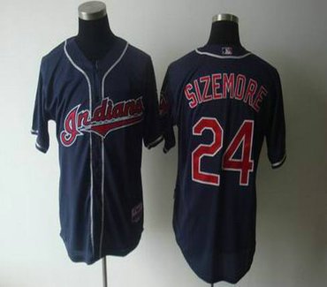Cleveland Indians 24 grady sizemore blue Jerseys