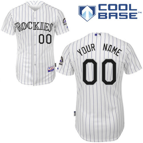 Colorado Rockies Personalized custom Grey Jersey Colorado Rockies Personalized custom Grey Jersey