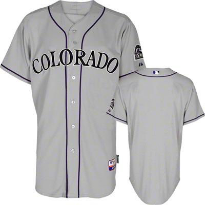 2012 new Colorado Rockies blank Grey Cool Base Jerseys