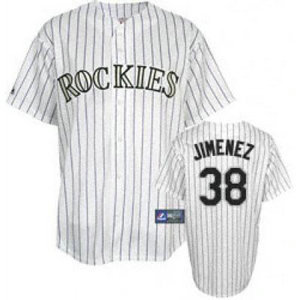 Colorado Rockies #38 Troy Jimemez Jersey