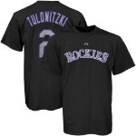 colorado rockies 2 troy TULOWITZKI black jersey colorado rockies 2 troy TULOWITZKI black jersey