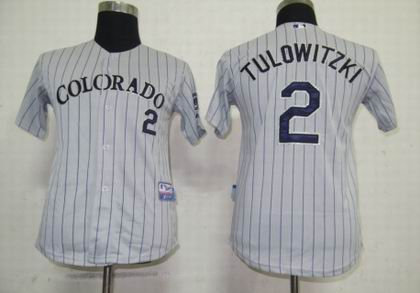 KIDS MLB Jerseys Colorado Rockies 2 Tulowitzki GreY KIDS MLB Jerseys Colorado Rockies 2 Tulowitzki GreY