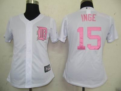 Women Jerseys Detroit Tigers 15 Inge White