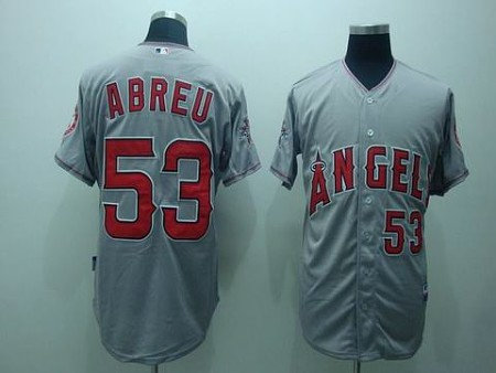 MLB Los Angeles Angels #53 Abreu grey(cool base)