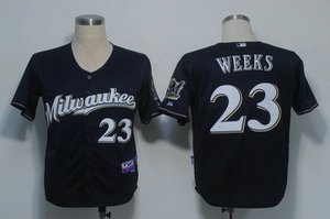 Milwaukee Brewers 23 Weeks Dark Blue Cool Base M