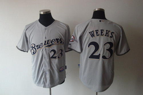 Milwaukee Brewers 23# weeks grey Milwaukee Brewers 23# weeks grey