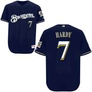 Milwaukee Brewers 7 J.J. Hard blue