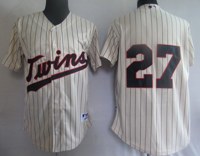 MLB Jerseys Minnesota Twins 27# cream MLB Jerseys Minnesota Twins 27# cream